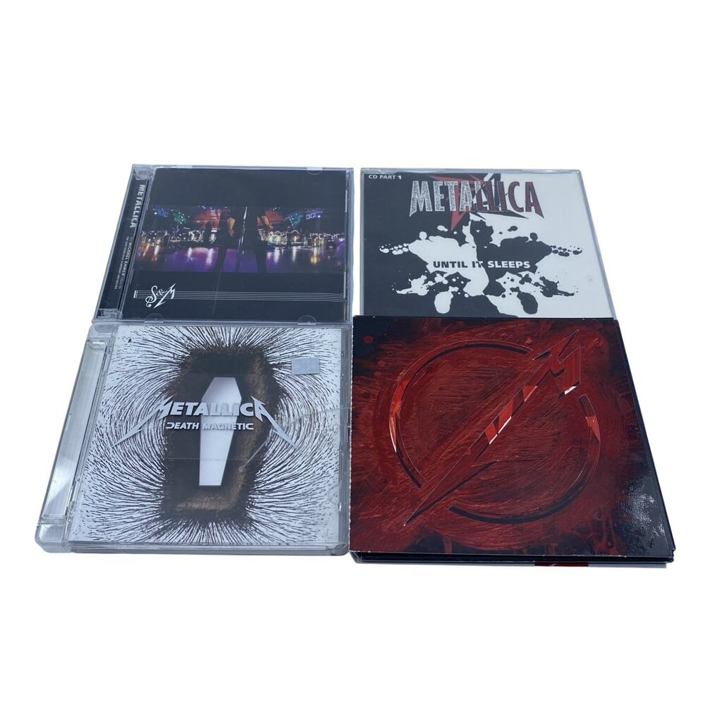Lot of 4 Metallica CDs - S&M, Until It Sleeps, Death Magnetic, Through the Never - Picture 2 of 15